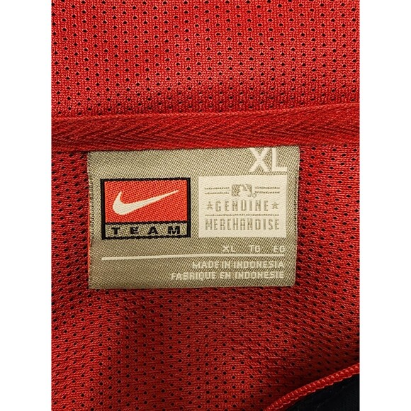 VTG Nike Team Boston Red Sox Windbreaker Jacket Men's XL 1/2 Zip Pullover Vented - Picture 3 of 10
